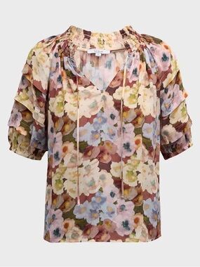 NWT Rails Paris Painted Floral Blouse Small